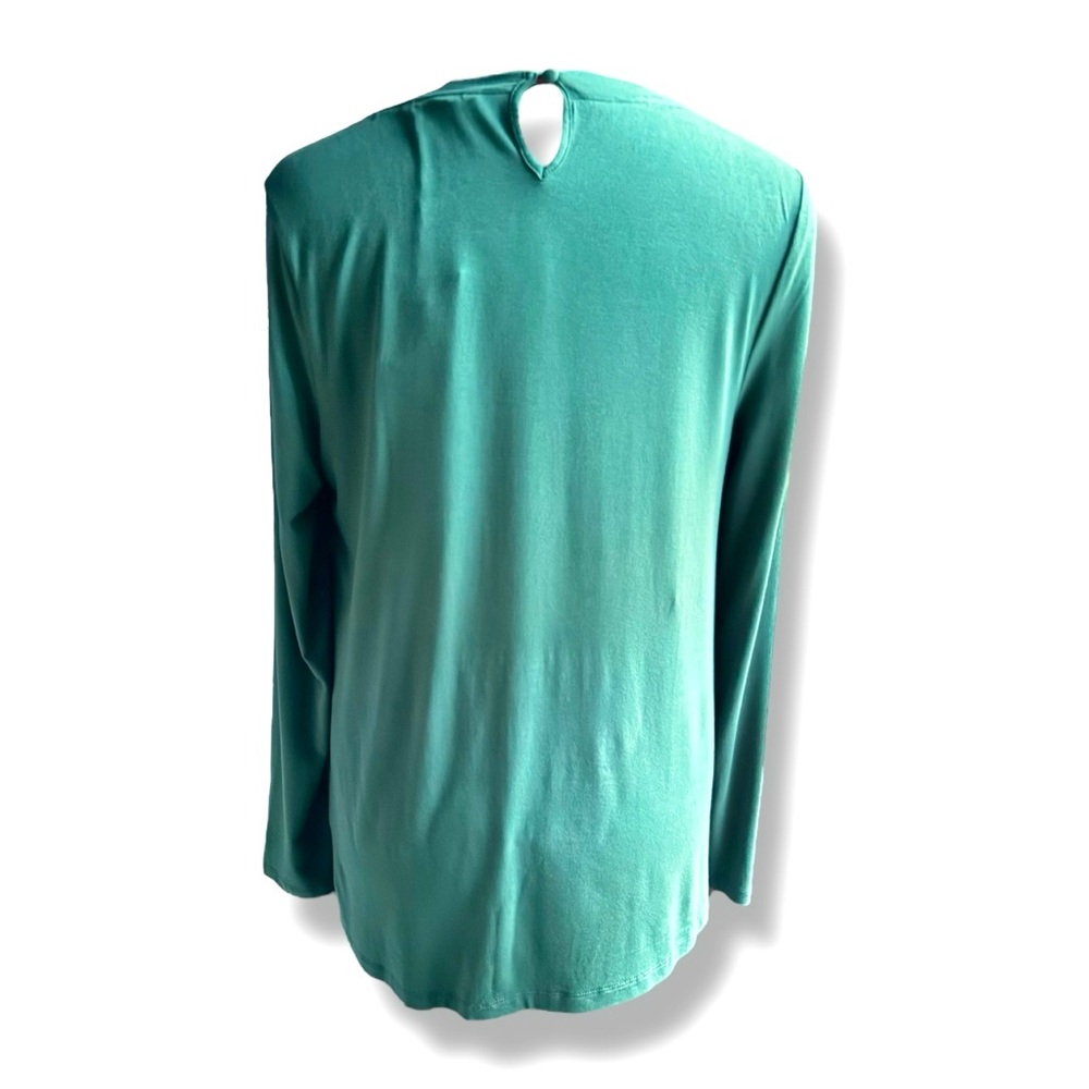 Boden Emerald and Pink Patterned Blouse - Picture 7 of 12